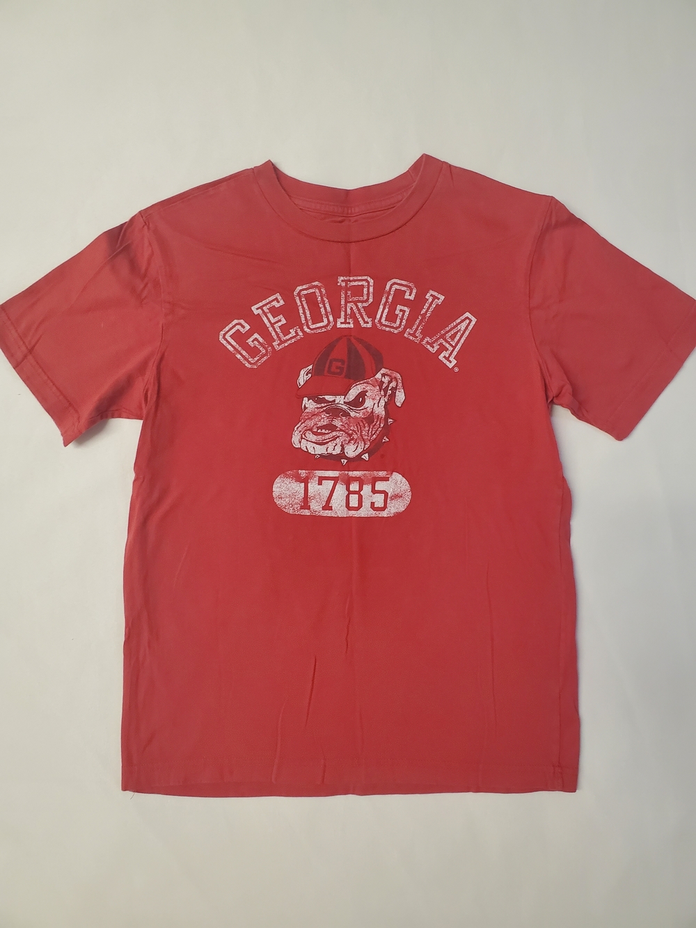 Youth XL University T Georgia Bulldogs Red Graphic Tee